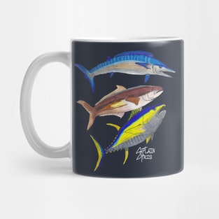 Deep Sea Triple for dark shirts Mug